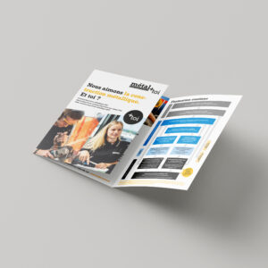 Falzflyer A5 metall du